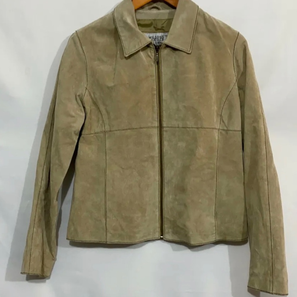 Wilsons Leather Suede zip up jacket